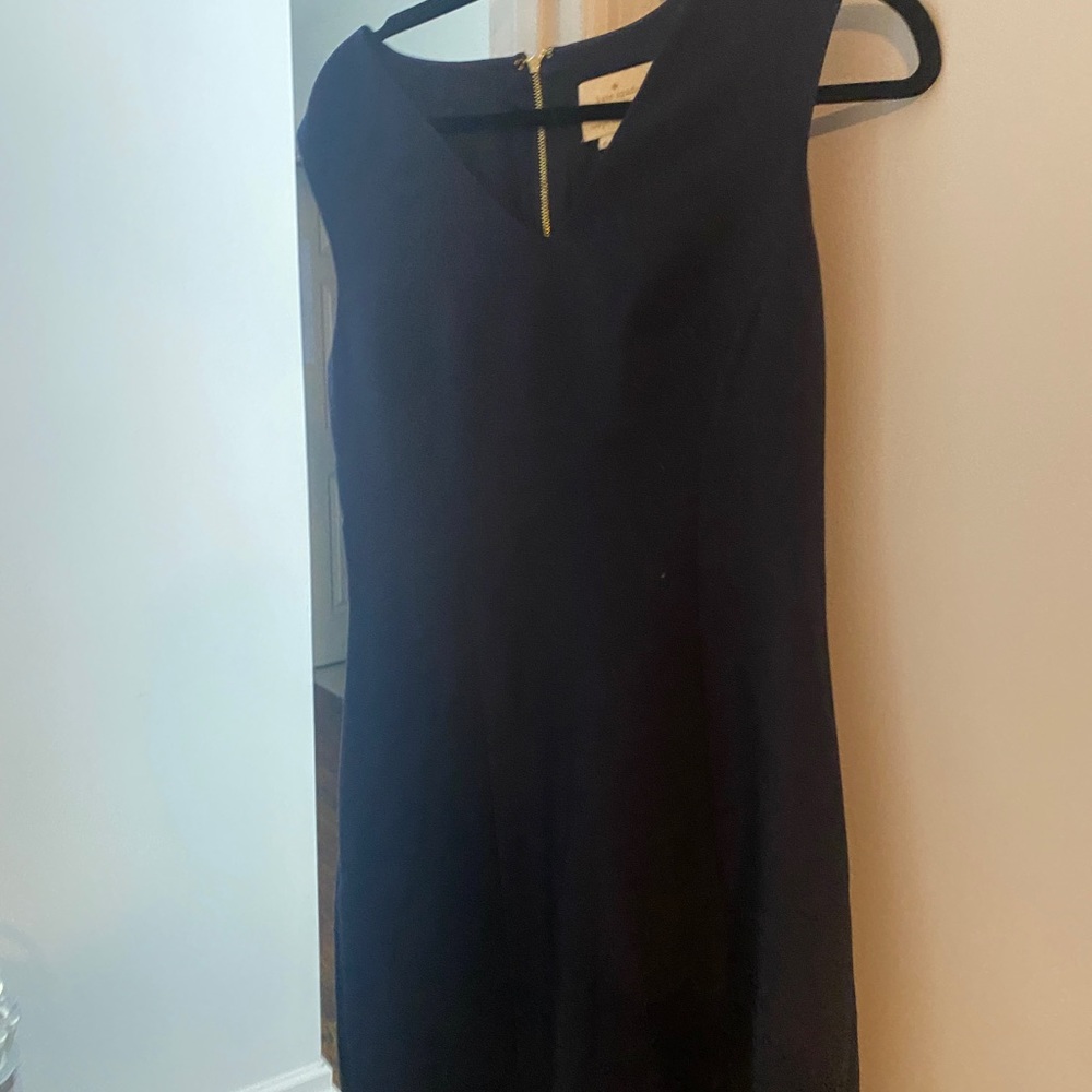 kate Spade Navy blue fit n flare dress size 8- Great condition